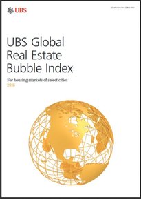 UBS Global Real Estate Bubble Index 2016