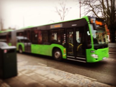 Biogas buses running in Sweden